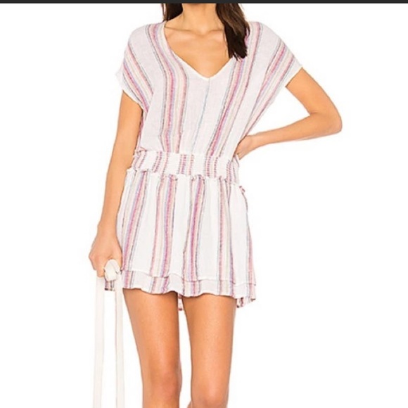 Rails Dresses & Skirts - Rail Lucca Dress in Havana Stripe short sleeves in good pre-owned condition
